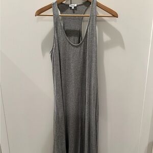 Splendid Racerback Gray Sleeveless Maxi Dress